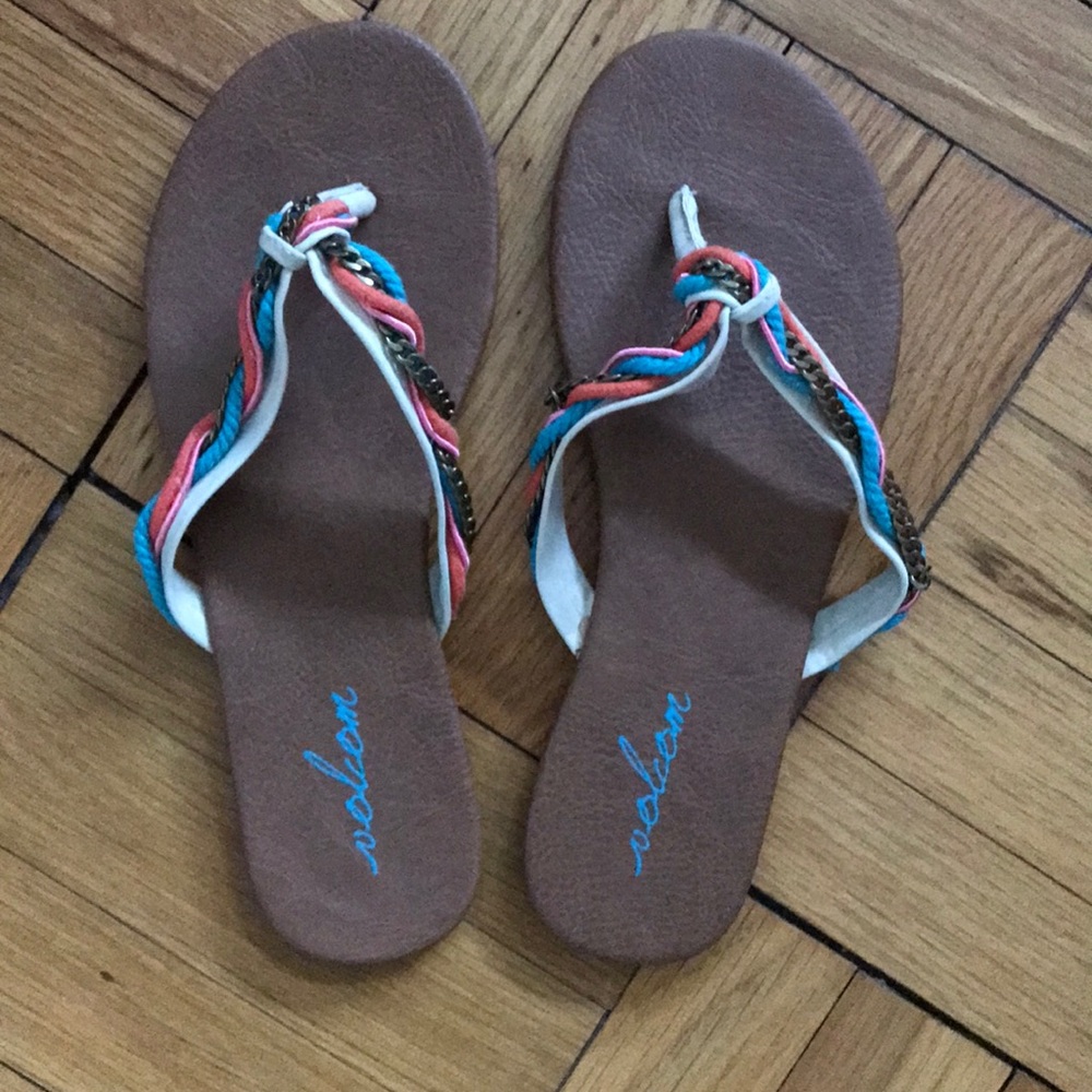 Volcom flip flops